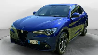 Usata Alfa Romeo Stelvio Super 190 CV (139 kW) 2022 Blu/azzurro SUV