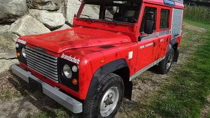 Käytetty Land Rover Defender 133 HP (97 kW) 1986 Punainen Katumaasturi