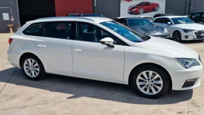 Usata Seat Leon ST Business 131 CV (96 kW) 2019 Bianco Station wagon