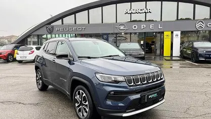 Blu/azzurro Usata 2021 Jeep Compass Limited SUV | 20.900 € (Buon prezzo)