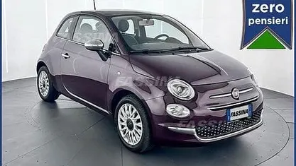 Usata Fiat 500 Lounge 69 CV (50 kW) 2019 Viola Utilitaria