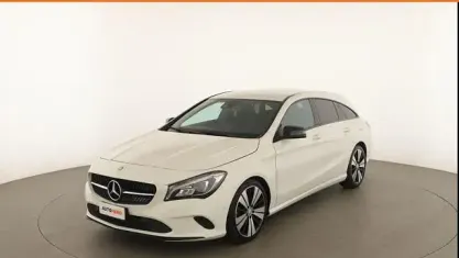 Usata Mercedes CLA200 136 CV (100 kW) 2017 Bianco Coupé