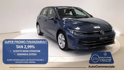 Usata VW Golf VIII Style 150 CV (110 kW) 2025 Blu Berlina