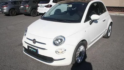 Bianco Usata 2016 Fiat 500 Lounge Due volumi | 9500 € (Buon prezzo)