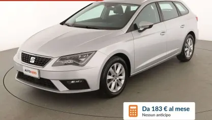 Usata Seat Leon Business 150 CV (110 kW) 2017 Argento Station wagon