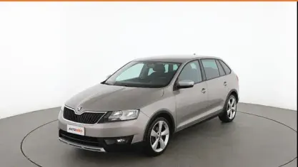 Usata Skoda Rapid ScoutLine 110 CV (80 kW) 2018 Beige Utilitaria