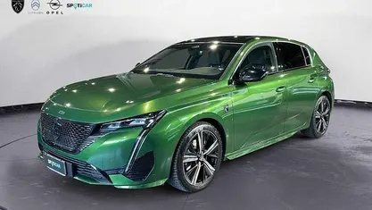 Usata Peugeot 308 GT 131 CV (96 kW) 2022 Verde Berlina