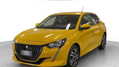 Usata Peugeot 208 Allure 101 CV (74 kW) 2021 Giallo faro Utilitaria