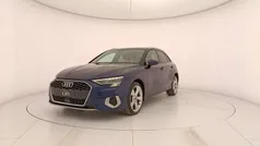 Blu/azzurro Usata 2021 Audi A3 Sportback Advanced Tre volumi | 25.200 € (Ottimo prezzo)