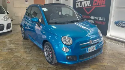 Usata Fiat 500C 105 CV (77 kW) 2015 Blu Cabrio