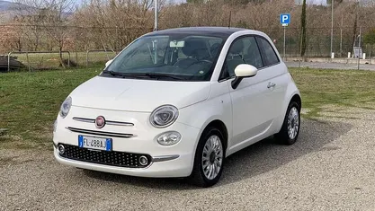 Usata Fiat 500 Lounge 69 CV (50 kW) 2017 Bianco Utilitaria