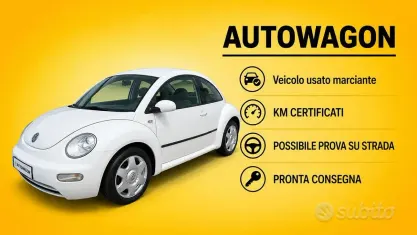 Usata VW New Beetle 90 CV (66 kW) 2001 Bianco Utilitaria