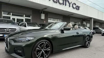 Usata BMW 420 M Sport 190 CV (139 kW) 2021 Verde Cabrio