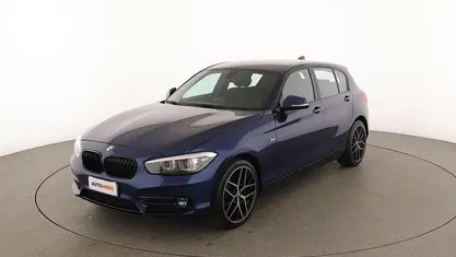 Usata BMW 116 Sport Line 115 CV (84 kW) 2018 Blu Utilitaria