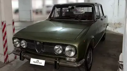 Usata Alfa Romeo 1750 50 CV (36 kW) 1970 Verde Berlina