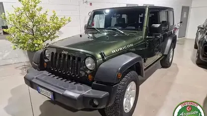 Usata Jeep Wrangler Unlimited Rubicon 177 CV (130 kW) 2008 Verde SUV