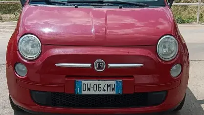 Usata Fiat 500 Pop 75 CV (55 kW) 2009 Rosso Cabrio