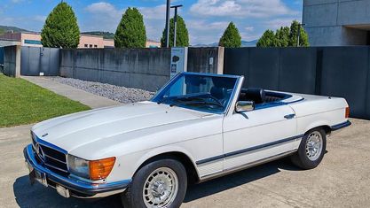 Brugt Mercedes SL450 235 HK (172 kW) 1970 Hvid Cabriolet