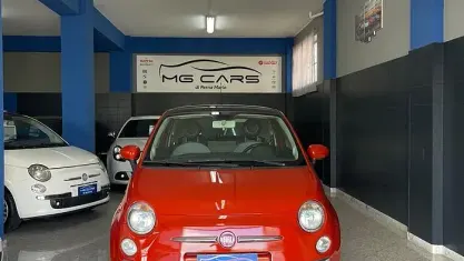 Usata Fiat 500 Lounge 75 CV (55 kW) 2009 Rosso Cabrio