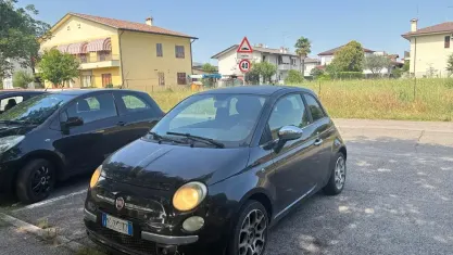 Usata Fiat 500 69 CV (50 kW) 2009 Bluazzurro Cabrio