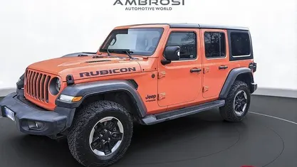 Usata Jeep Wrangler Rubicon 272 CV (200 kW) 2019 Arancione SUV