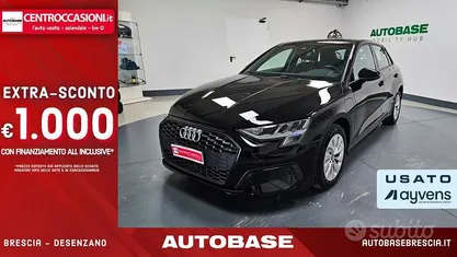 Usata Audi A3 Business 150 CV (110 kW) 2022 Nero Berlina