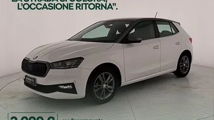 Usata Skoda Fabia Style 95 CV (69 kW) 2023 Bianco magnolia grigio graphite metalliz Utilitaria