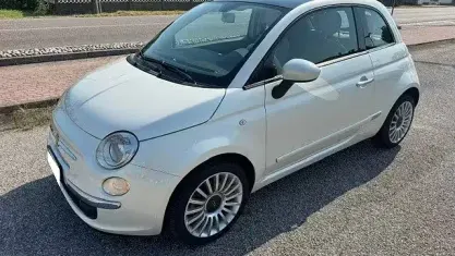 Usata Fiat 500 Lounge 95 CV (69 kW) 2012 Bianco Berlina