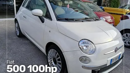 Usata Fiat 500 Lounge 101 CV (74 kW) 2009 Bianco Cabrio