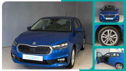 Usata Skoda Fabia Selection 80 CV (58 kW) 2024 Blu/azzurro Utilitaria