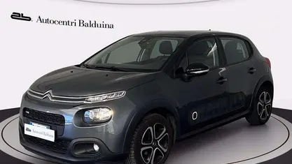 Grigio indyum Usata 2017 Citroën C3 PureTech Due volumi | 8900 € (Buon prezzo)