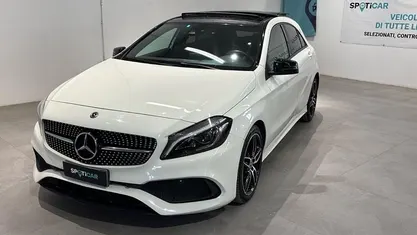 Usata Mercedes A180 109 CV (80 kW) 2018 Bianco Utilitaria