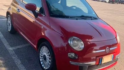 Usata Fiat 500 Lounge 100 CV (73 kW) 2011 Rosso Berlina
