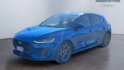 Usata Ford Focus ST-Line 125 CV (91 kW) 2023 Desert island blue Berlina