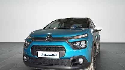 Usata Citroën C3 Feel 83 CV (61 kW) 2022 Azzurro tetto bianco Utilitaria