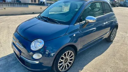 Usata Fiat 500C 69 CV (50 kW) 2014 Blu Cabrio