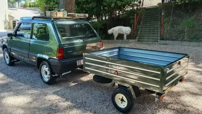 Usata Fiat Panda 4x4 50 CV (36 kW) 1990 Verde Utilitaria