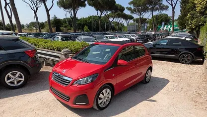 Usata Peugeot 108 69 CV (50 kW) 2015 Rosso Cabrio