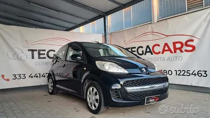 Usata Peugeot 107 68 CV (50 kW) 2009 Nero Utilitaria