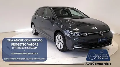Usata VW Golf VIII Style 131 CV (96 kW) 2023 Grigio Berlina