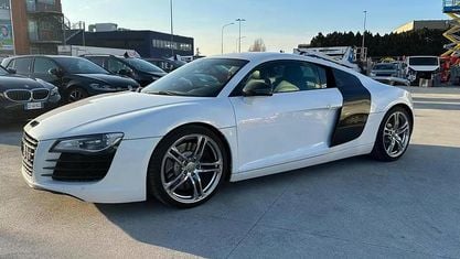 Usata Audi R8 Coupé 430 CV (316 kW) 2010 Bianco metallizzato Coupé