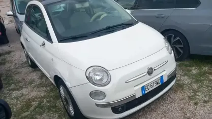 Usata Fiat 500 Lounge 95 CV (69 kW) 2011 Bianco Berlina