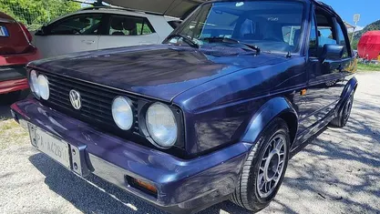 Usata VW Golf Cabriolet Karmann 110 CV (80 kW) 1990 Blu/azzurro Cabrio