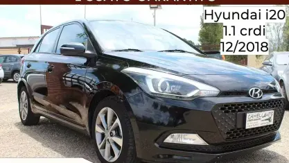 Usata Hyundai i20 Blackline 75 CV (55 kW) 2018 Nero Berlina