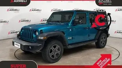 Begagnad Jeep Wrangler Unlimited Sport 200 HK (147 kW) 2021 Blå SUV