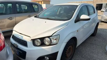 Usata Chevrolet Aveo LT 86 CV (63 kW) 2012 Bianco Berlina