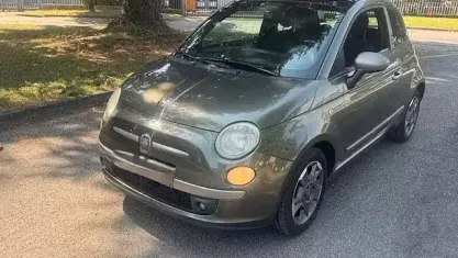 Usata Fiat 500 Sport 69 CV (50 kW) 2009 Verde Cabrio