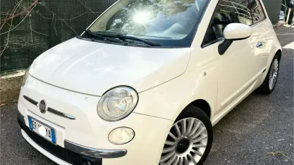 Usata Fiat 500 Lounge 95 CV (69 kW) 2011 Bianco Coupé