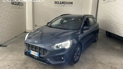 Begagnad Ford Focus ST-Line 120 HK (88 kW) 2019 Blå Kombi