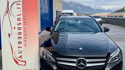 Usata Mercedes C200 AMG 136 CV (100 kW) 2015 Nero metallizzato Station wagon